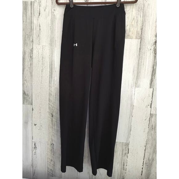 Under Armour Womens Black Straight Leg Pants Approximately Size XXS (22x30) - Picture 1 of 11